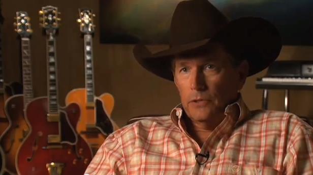 George Strait in Studio A.